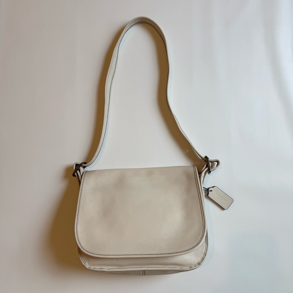 Coach Vintage Leather Saddle Bag Shoulder Crossbody Limited Edition